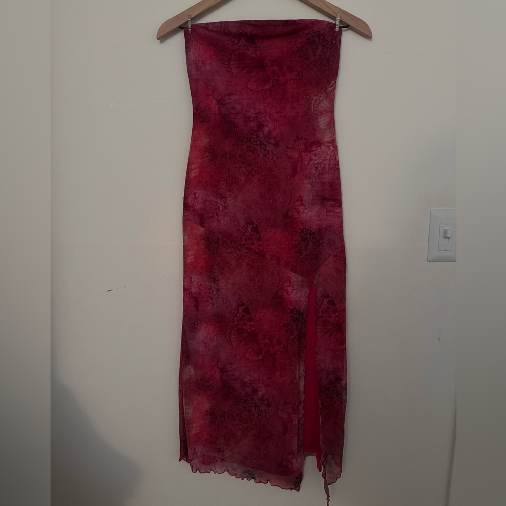Pink Combo Lace Top XS